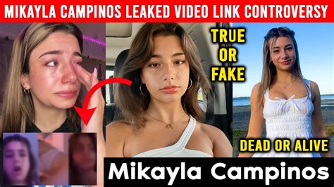 mikayla campos leaked|TikTok Star Mikayla Campinos Leaked Video and。